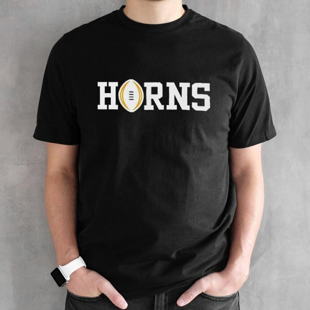 Texas Football Playoff Semifinal Horns Retro Sports Fan Game Day Gift Unisex